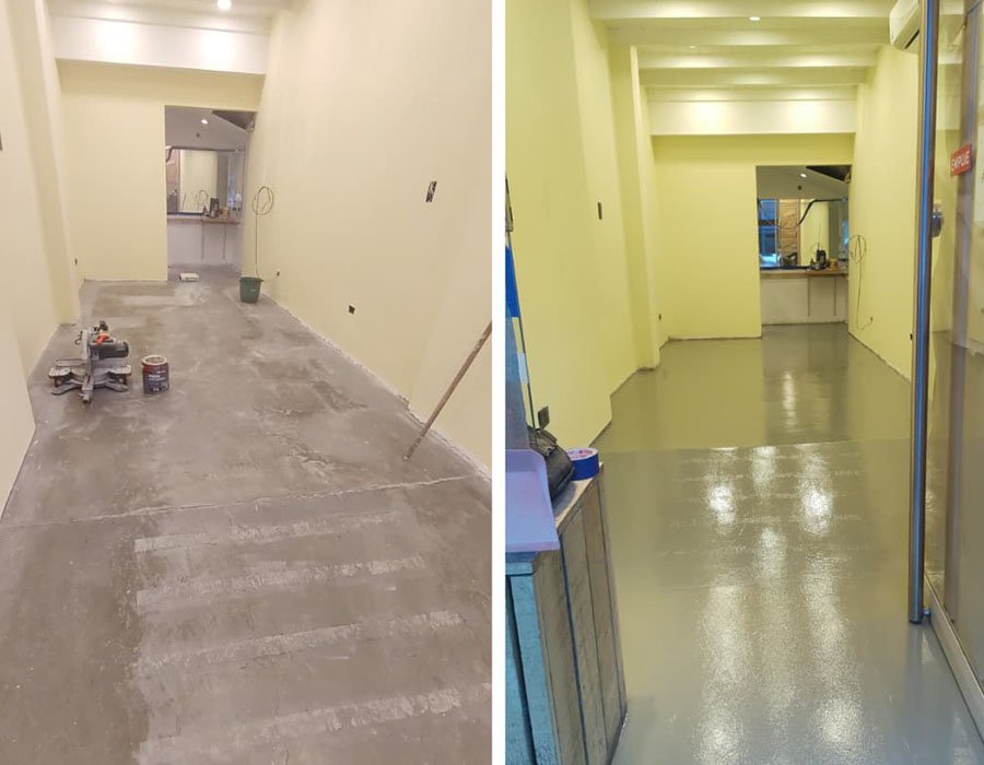 Renovación con pintura profesional